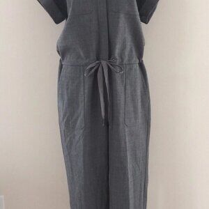 JCREW Collection Cargo Jumpsuit Heather Grey / Gray  Size6